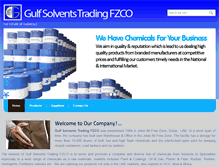 Tablet Screenshot of gulfsolvents.com